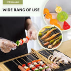 200PCS 12 inch Bamboo Skewers for Wooden Sticks， BBQ，Appetiser，Fruit，Cocktail，Kabob，Chocolate Fountain，Grilling，Kitchen，Crafting and Party. Φ=3mm, More Size Choices 6"/8"/10"/12"/36"