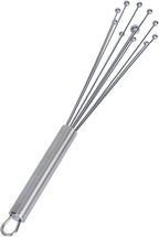 Restaurantware-German Standard 10.6 Inch Ball Whisks, 24 Dishwashable Kitchen Whisks - Ergonomic Handle, Durable, Stainless Steel Manual Egg Beater, Suitable For Whisking, Stirring, Mixing, Beating