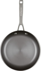 KitchenAid NITRO Carbon Steel Frying Pan/Skillet, Stainless Steel Handle, Compatible with All Cooktops, 8.5 Inch Open Fry Pan - Black