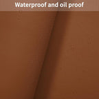 Leather Dresser Cover,1.8mm Thick,14x40 Inch,Dresser Protector Top,Dresser Top Protector,Dresser Cover Top,Dresser Top Cover,Dresser Cover Top for Bedroom.(Brown+Gray,14x40)