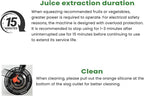 Cold Press Juicer, Masticating Juicer with Large Feed Chute Fit Whole Fruits & Vegetables，Stainless Steel Slow Masticating Juicer Easy to Clean, 99.6% Juice Purity, Metallic Silve