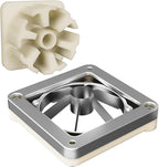 Fruit Chopper Replacement Blade & Push Block for Vegetable Chopper Dicers – Ultra Sharp Stainless Steel Apple Cutter, Easy to Install & Clean, Ideal for Home and Commercial Kitchens