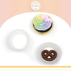 qiqee 600pcs White Cupcake Liners Muffin Linner No Smell, Food Grade Baking Cups（Standard Size）