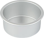 Restaurantware-Met Lux 4 x 2 Inch Straight-Sided Baking Tin, 1 Round Cake Pan - Oven-Ready, Freezable, Anodized Aluminum Round Baking Pan, Greaseproof, For Layer Birthday Cake