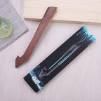 FINDKING Walnut Knife Edge Guard, Wooden Magnetic Knife Sleeve for Counter, Drawer, Knife Bag, Light, Portable Blade Sheath Cover, Suitable for 10.5" Japanese Kitchen Knife (Knife Not Included)