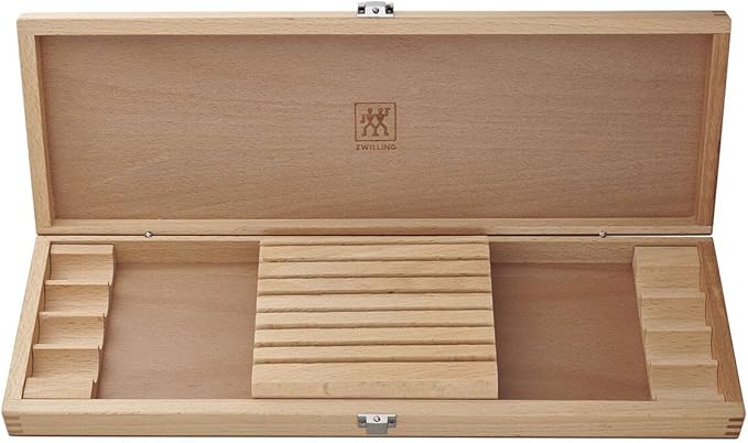 ZWILLING 8-pc 4.5" Stainless Steel Steak Knife Set with 16.5" x 6" Case