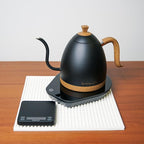Brewista Artisan Electric Gooseneck Kettle, Water Boiler with LCD Panel, Precise Temperature Control, Fast Boiling and Keep Warm Settings for Pour-Over Coffee & Tea, Café, 1 Liter (Matte Black)