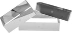 NEWLINE NY Stainless Steel Cake Mousse Ring Molding Forming (Rectangular Cake Pastry Rings)