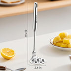Potato Masher, Mashed Potato Masher, Heavy Duty Stainless Steel Integrated Masher Kitchen Tool Wire Masher, Suitable For Potatoes, Avocados, Beans, Fruits, And Vegetables (Stainless Steel Handle)
