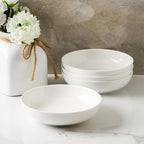 Stone Lain Gabrielle Formal Bone China Dinnerware Set for 8, White