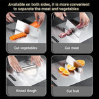 Titanium Cutting Board - 100% Pure Titanium Cutting Boards for Kitchen - Cutting Edge Hygiene & Durability, Home Cooking