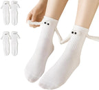 2 Pairs Magnetic Holding Hands Socks Funny Couple Gifts, Best Friend, Engagement, Anniversary, Teens Gag Cute Weird Stuff