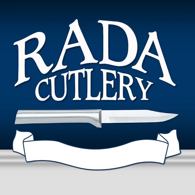 Rada Cutlery 7-Piece Starter Knife Gift Set (G257), Stainless Steel Hollow Ground Blades, Made in USA, Black Handles