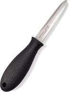 Rockland Guard Professional Oyster Shucking Knife Set - Includes 3.5" Stainless Steel Oyster Shucker with Non-Slip Handle & Bent Tip, Kitchen Cutting Gloves - Food-Grade, Dishwasher-Safe Seafood Tools Set - Small