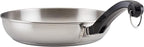 Farberware Classic Stainless Steel Frying Pan Set / Fry Pan Set / Stainless Steel Skillet Set - 8.25 Inch and 10 Inch, Silver