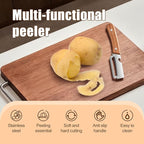 2025 New Kitchen Multifunctional Vegetable Peeler, 2 in 1 Stainless Steel Single Blade Peeler Tool with Bottle Opener