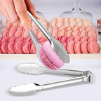 8 Pack Serving Tongs XEVOM Kitchen Tongs,Buffet Tongs, Stainless Steel Food Tong Serving Tong,small tongs (9inch)