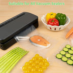 MakMeFre 100 Large Gallon Size 4mil 11.5" x 18.5" Vacuum Sealer Bags with BPA Free and Heavy Duty,Great for Food Storage Vaccume Sealer PreCut Bag