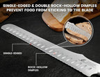 Re-Sharpenable Bread Knife for Homemade Bread, 10.6 Inch Multifunction Serrated Knife, Razor Sharp Slicer, Forged High Carbon German Steel, Full Tang Ergonomic Handle Design for Sourdough Turkey Fruit