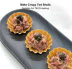 3 Inch Mini Quiche Pans 12 Pack, Round Egg Tart Molds with Removable Bottom. Small Tart Pans w/Non-Stick Coating Rugged Carbon Steel for Tartlets Shells Desert Making Christmas Festival Party