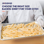 12 Pack Half Size 18" x 13" Aluminum Baking Sheet Pan Perforated, Commercial Bakery Equipment Cookie Sheets, NSF Approved Baking Tray