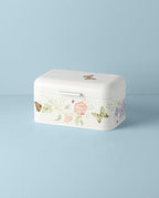 Lenox 892520 Butterfly Meadow Breadbox, 11.25" L x 6.5" W x 6.25" H