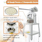 Commercial Dough Divider 36PCS Dough Cutting Machine 1.06oz-5.64oz Manual Dough Dividing Machine with 30-160g Dough Weight Range for Baking, 36PCS
