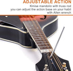 Mandolin,Kmise A style Mandolins Instruments 8 String Spruce Musical Instrument with Tuner Strings Gig Bag Strap Picks for Adults Beginner
