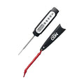 CDN ProAccurate® Waterproof Digital Thermometer with Protective Sheath, Easy to Read Display, 2.75" Stem with Thin Tip, Black/White (Q2-450X)