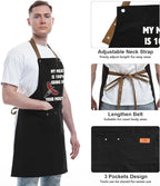 REHAVE Funny Gifts for Men and Women – Naughty Birthday Gifts for Husband, Boyfriend, Fiance, Guy, Him, Friends – Grilling gifts – Unique Birthday Gifts – Men's Cooking BBQ Apron Joke Gifts for Him
