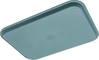 Carlisle FoodService Products Cafe Plastic Fast Food Tray, 12" x 16", Slate, (Pack of 24)