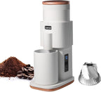 Burr Coffee Grinder,Wirsh Electric Single Dose Coffee Grinder Geimori GU38 with 38mm 6-Core Conical Burr,Stepless Adjustment for Drip,French Press,Cold Grind Settings from Fine to Coarse