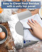 Digital Shipping Scale,Large Panel, Accurate Portable Postal Scale for Packages, Small Business,Kitchen, Food, Handmade, Liquids, and Boutique (White Battery(10kg/1g))