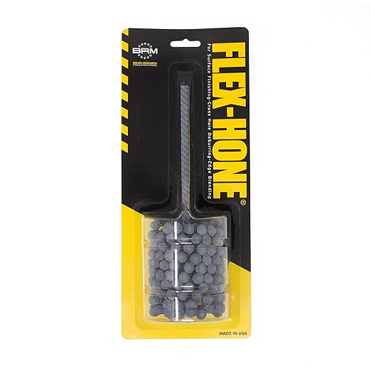 Brush Research BC238600 FLEX-HONE®, 2-3/8" (60.3mm) Diameter, 600 Grit, Silicon Carbide, for Mild Steel, Stainless Steel, Cast Iron and Softer Ferrous Materials