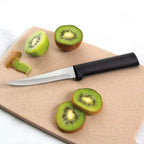 Rada Cutlery 7-Piece Starter Knife Gift Set (G257), Stainless Steel Hollow Ground Blades, Made in USA, Black Handles
