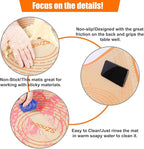 Silicone Pastry Mat 34'' By 26'' Extra Large Baking Mat with Measurements for Dough Rolling, Kneading Board, Kitchen Counter Mats, Perfect for Dough, Fondant, Pie Crust, Cookies, Bread, Pasta, Pizza