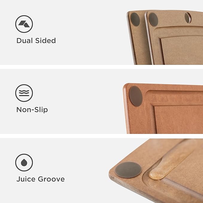 Epicurean All-in-One 14.5" × 11.25" Cutting Board in Nutmeg
