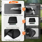 100x39 inches Extra-Large Under Grill Mats for Outdoor Grill, Double-Sided Fireproof Multi-Grill Protective Mat, Oilproof Waterproof BBQ Fire Pit Fireplace Mat