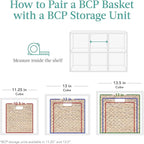 Best Choice Products 10.5x10.5in Pack of 5 Cube Storage Baskets, Water Hyacinth Multipurpose Collapsible Organizers, Handwoven Laundry Totes for Laundry, Living Room, Kids Room & Nursery - Chestnut