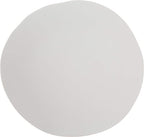 Carlisle FoodService Products Ridge Reusable Plate Rimless Plate for Home and Restaurant, Melamine, 11 Inches, Cement, (Pack of 12)