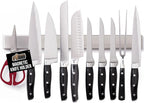 GORILLA GRIP Stainless Steel Magnetic Knife Holder for Wall, 18 Inch, Multi-Purpose Magnet Bar for Knives, Tools, Art Supplies, Heavy Duty Strip Holds Up to 6 lbs, Kitchen Organizer, Drilling Required