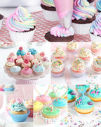 24 Inch Extra Large Piping Bags Disposable, 100 Pieces Icing Bags, Tipless Piping Bags, Thickened Pastry Bags, Non-Slip & Anti-Burst, Frosting Piping Bags for Cakes Cookies Decoration