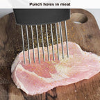Stainless Steel Onion Slice Holder, 2025 New Tomato Cutter, Multi-Purpose Vegetable Slicer for Kitchen, Durable Food Chopper Kitchen Chopper Slicing Assistant Tool (A-2Pcs)