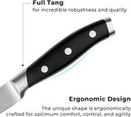 linoroso Paring Knife 3.5 inch Small Kitchen Knife with Elegant Gift Box, Sharp Forged German Carbon Stainless Steel Fruit Knife, Full Tang, Ergonomic Handle-Classic Series