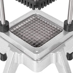 Commercial Vegetable Fruit Chopper W/6-Wedge Slicer&1/4″&3/8″&1/2" Blade Professional Food Dicer French Fry Cutter Onion Slicer Stainless Steel For Tomato Peppers Potato Mushroom