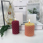 Long Bubble Pillar Silicone Candle Mold Silicone Soap Mold Fondant Chocolate Cake Candy Mould Epoxy Resin Casting Mold DIY Wax,Polymer Clay