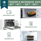 Meal Prep Containers Reusable 50 Pack - 28 oz Food Containers with Lids-Food Storage Containers with Lids, 28 oz -Take Out Disposable,BPA Free - Dishwasher & Freezer Safe