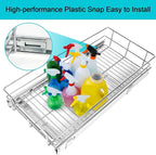 Pull Out Cabinet Organizer 17" W X 17" D, Slide Out Drawers For Kitchen Organizers and Storage, Pull Out Drawers For Cabinets Capacity Heavy Duty Caddy, Cabinet Shelves Chrome-Plated, Bathroom Pantry