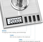Fuzion Milligram Scale, 50g/0.001g Digital Milligram Scale with Calibration Weights, Jewelry and Gem Scale, Mg Scale for Powder, Reloading, Includes Scoop, Powder Pan and Tweezers