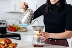 Barista Warrior Pour Over Coffee Kettle with Thermometer – Gooseneck Kettle for Coffee and Tea, Stainless Steel for All Stovetops (Copper Coated, 1.0 Liter, 34 fl oz)